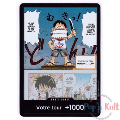 DON Karte!! One Piece Card Game Monkey D. Ruffy Foil [FR] TCG EB02 Near Mint