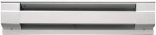 Cadet 09952 4 x 36.3 in. 240V 750W White Baseboard Hardwire Electric Zone Heater