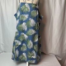 Urban Outfitters Leave Dress Blue Green White Large