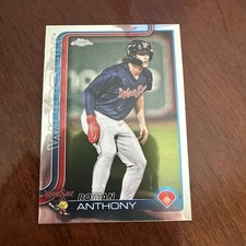 Topps 2025 Pro Debut Chrome Roman Anthony PDC-12 Worcester Red Sox