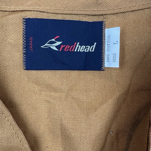 Vintage Redhead Red Head Cotton Shotgun Shell Hunting Vest Size Large - Picture 2 of 7