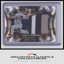 2021 Select #HRJS-CS Clarke Schmidt Rookie Jumbo Swatch Cracked Ice #/25