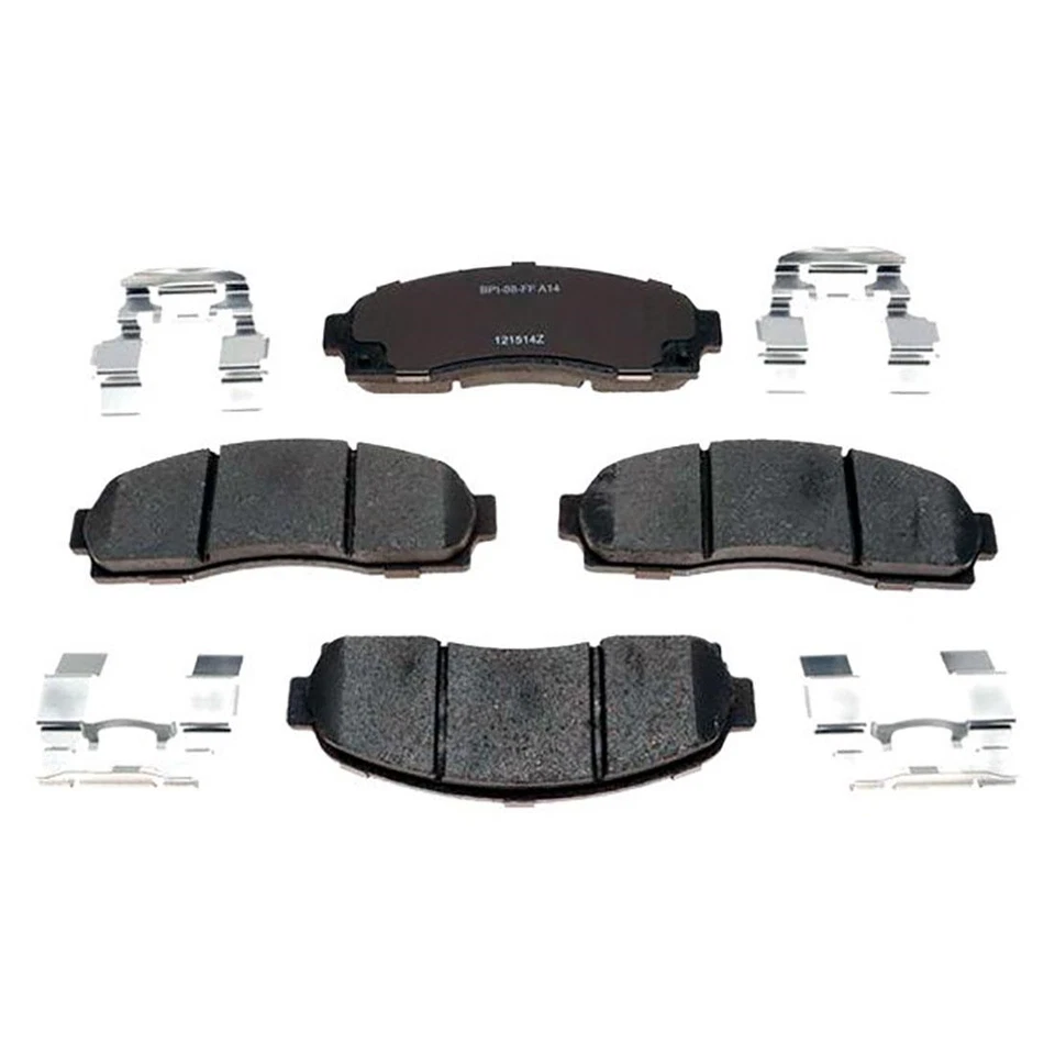 Rotores de freno delanteros + pastillas de freno de cerámica y herrajes para Ford Explorer 2002-2003 Foto 2 de 4