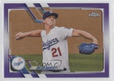 2021 Topps Chrome Purple Refractor 58/299 Walker Buehler #157 fo7