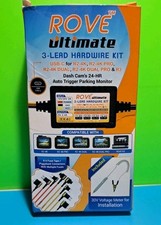 Rove Ultimate 3-Lead Hardwire Kit USB-C Dash Cam's Auto Trigger Parking Monitor