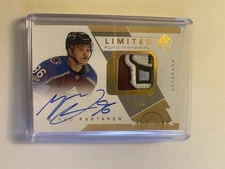 2018-19 UD SpA Limited Auto Material Mikko Rantanen #37/50 Colorado Avalanche