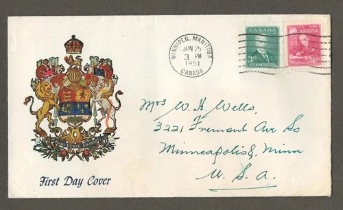 Canada first day cover, Talbot Cachet 303-304 Prime ministers [797