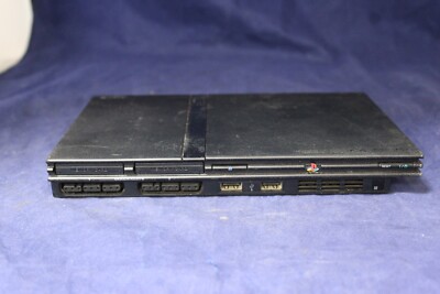 Sony PlayStation 2 PS2 Slim Console Black Parts Repair Powers On