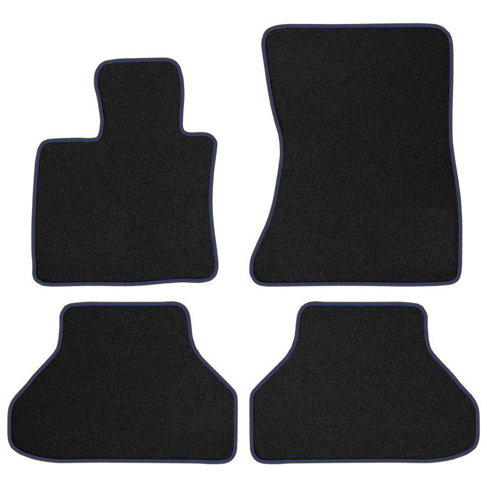 Tapis de sol velours premium bleu mat BM21-1 moquette BMW X6 E71 2007