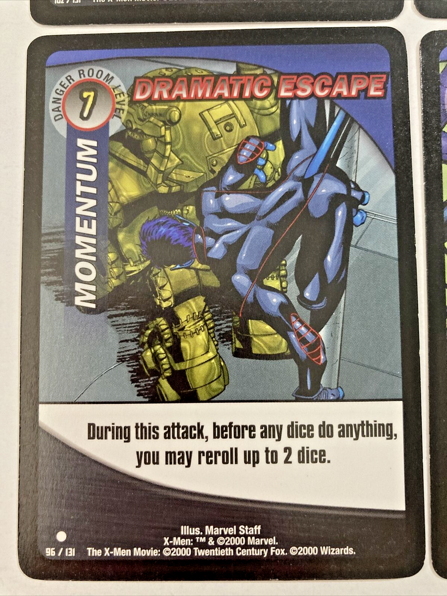 Lot of 4 Cards: The X-Men Movie 2000 Wizards CCG Light Play # 101