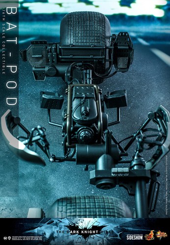 DC COMICS DARK KNIGHT BAT-POD with BATMAN 1/6 Accessory & Action Figure HOT TOYS - Imagen 7 de 12