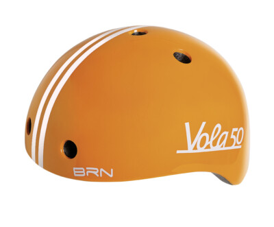 Kinderhelm Fahrradhelm Skatehelm Helm BRN Vola50 Retrohelm orange XXS 44-48cm