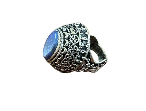 Near Eastern White Metal Ring (A163)