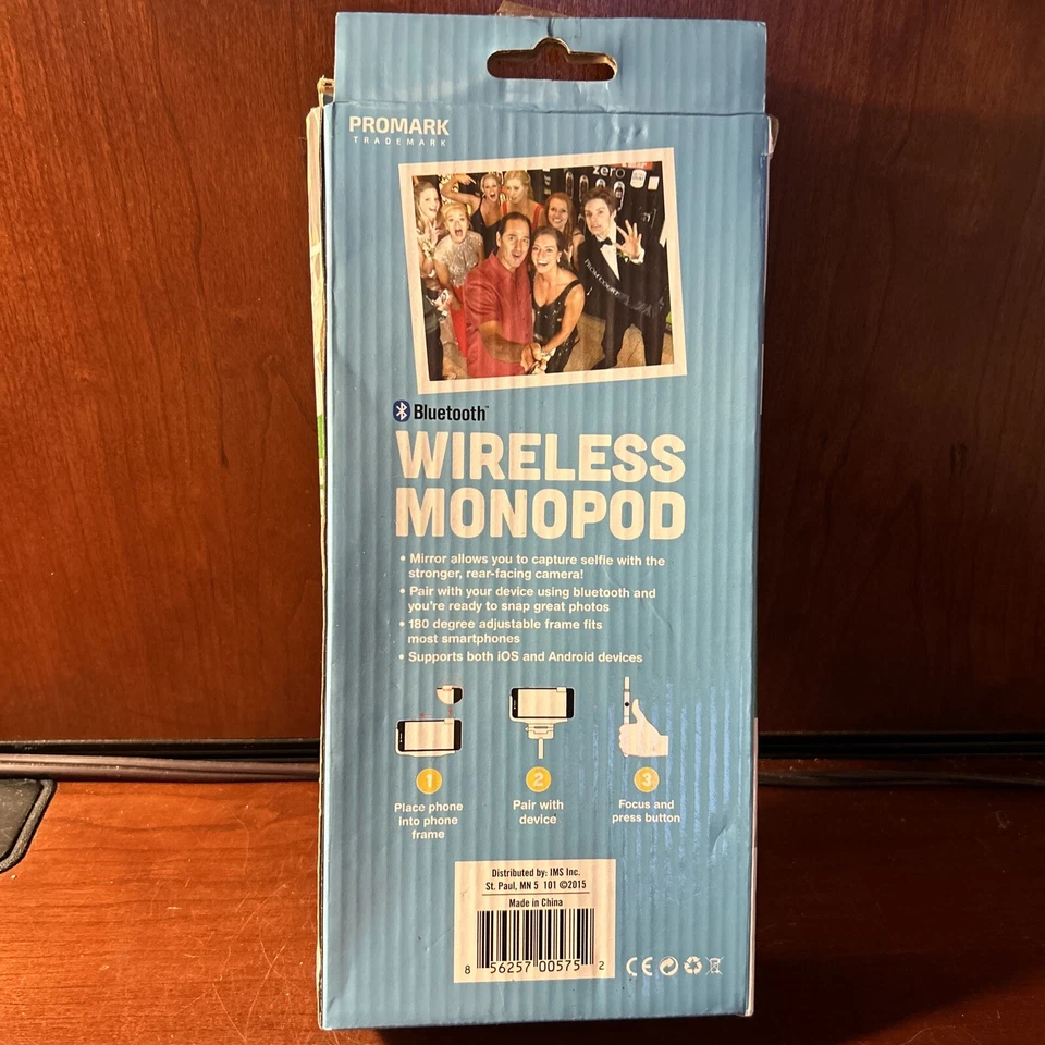 Promark Bluetooth Inalámbrico Monopie Selfie Stick Nuevo Sellado ¡Envío Rápido! Foto 2 de 4