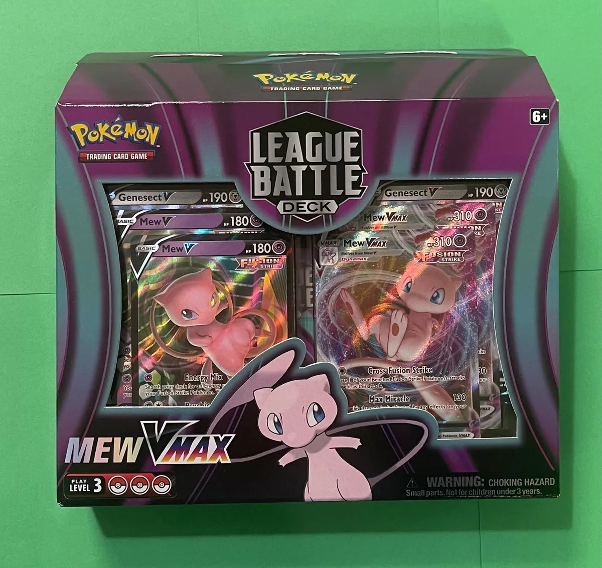 Pokemon Mew VMAX League Battle Deck 6-Deck Case