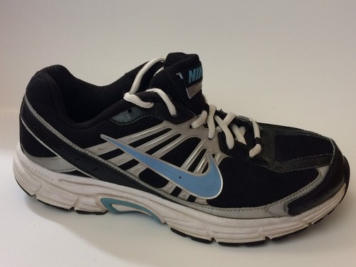NIKE DART 8 396050-002 Womens 8.5 M Running Shoe Black Blue Silver Sneaker  White | eBay