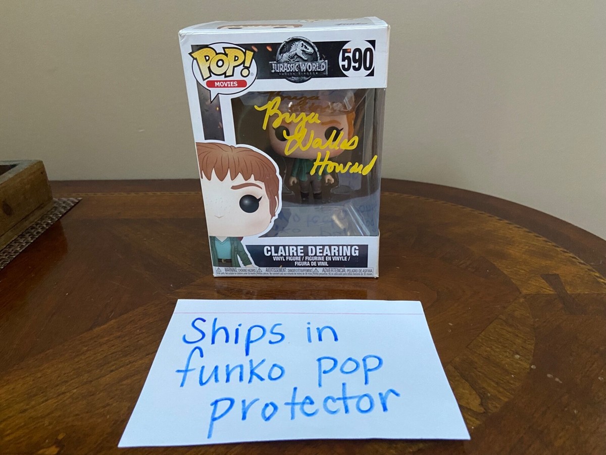 Funko Pop Jurassic World Claire Dearing #590 Signed Bryce Dallas