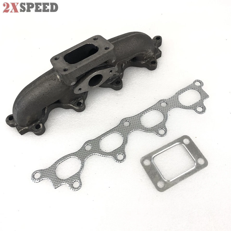 T3/T4 Turbo + Manifold + Wastegate 适用于 92-96 Prelude F22A1 90-93 Accord F20 — 第 2/4 张图片