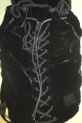 Fenty Puma Backpack Rihanna Black Velvet Lace Up | eBay display picture 3