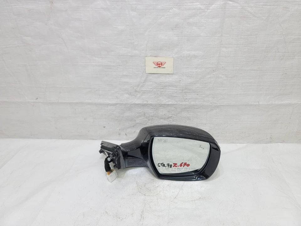 Espejo retrovisor de puerta derecho Kia K900 2015 2016 atenuación automática calefacción OEM 876203T650 Foto 4 de 4