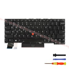 US Backlit Replacement Keyboard For Lenovo Thinkpad X13 Yoga Gen1/X390 Yoga