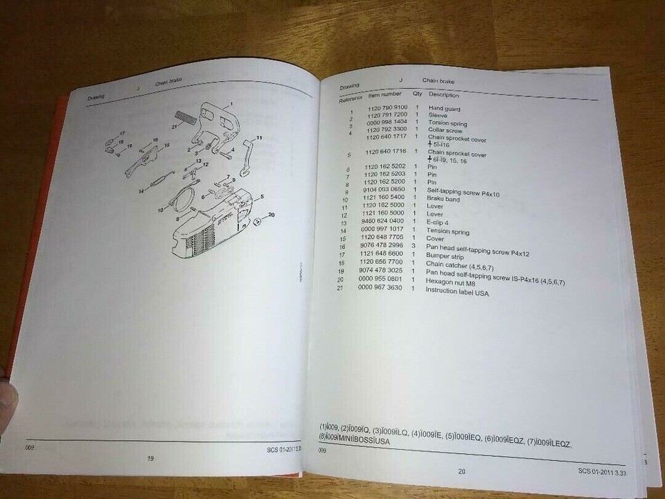 009 010 011 012 STIHL Chainsaw Workshop Service Repair Manual | eBay