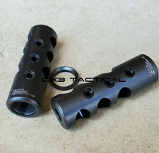 .300 Blackout Muzzle Brake Compensator Comp 5/8-24 TPI 5/8x24 Crush Washer Black