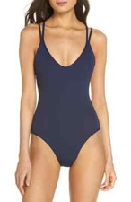 L*Space Navy Ribbed Dakota One-Piece Swimsuit...