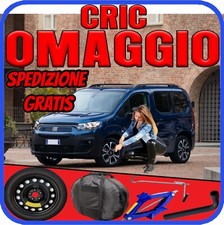 💥Ersatzrad Kit Fiat Doblò 16” 5 Löcher Wagenheber Schlüssel Tasche DOT2025 🛞