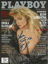 Erika Eleniak Signed December 1993 Playboy Magazine PSA/DNA COA Baywatch Auto'd