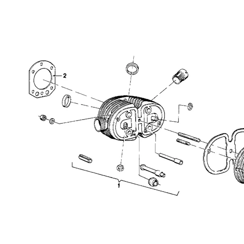 Cylinder Gasket For BMW R75 76-79 R80RT 82-95 R80 77-95 R65GS 87-92 R80GS 80-95 - Image 4 of 4