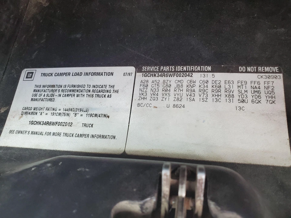 Embrague ventilador Chevy 3500 1997-2000 Foto 3 de 3