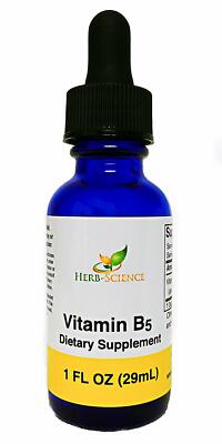 Liquid Vitamin B5 Pantothenic Acid, Alcohol-Free Extract - Herb-Science