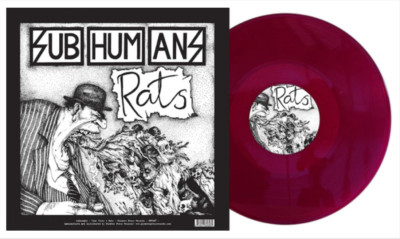 Subhumans Time Flies + Rats INDIE EXCLUSIVE PURPLE VINYL LP NEW Free US ...