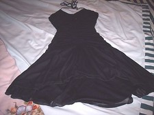 Sleeveless Black Evening Party Cocktail Dress (dress #04)