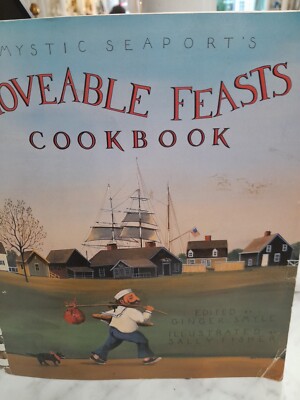 Mystic Seaport s Moveable Feasts Cookbook Ringbound Some Wear To Cover