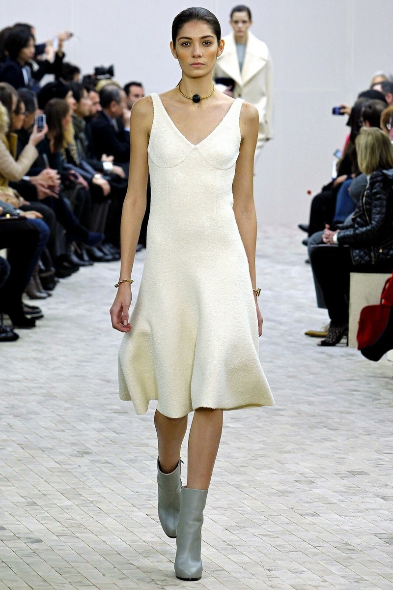 Rare CELINE Phoebe Philo Archive 2013 Runway Alpaca Trumpet Flare