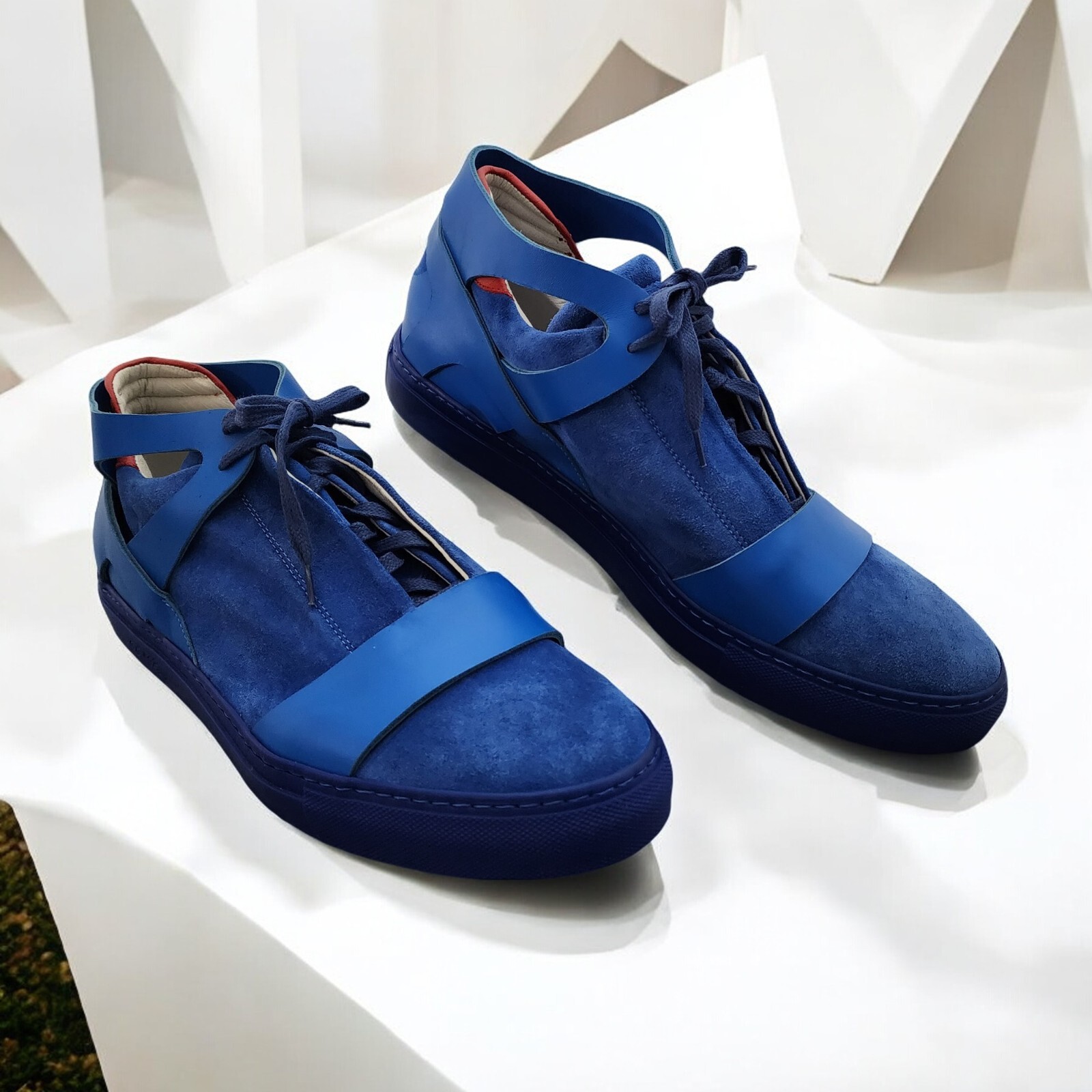 Erik Bjerkesjö x Del Toro Cross Trainer Men's SZ 13 Leather Suede Sneaker Italy