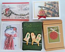 32 vintage Hallmark Christmas cards envelopes some 3-D...5 styles