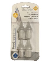 Safety 1st Prograde Clean Collection Disposable Nasal Aspirator Filter Tips 4 PK