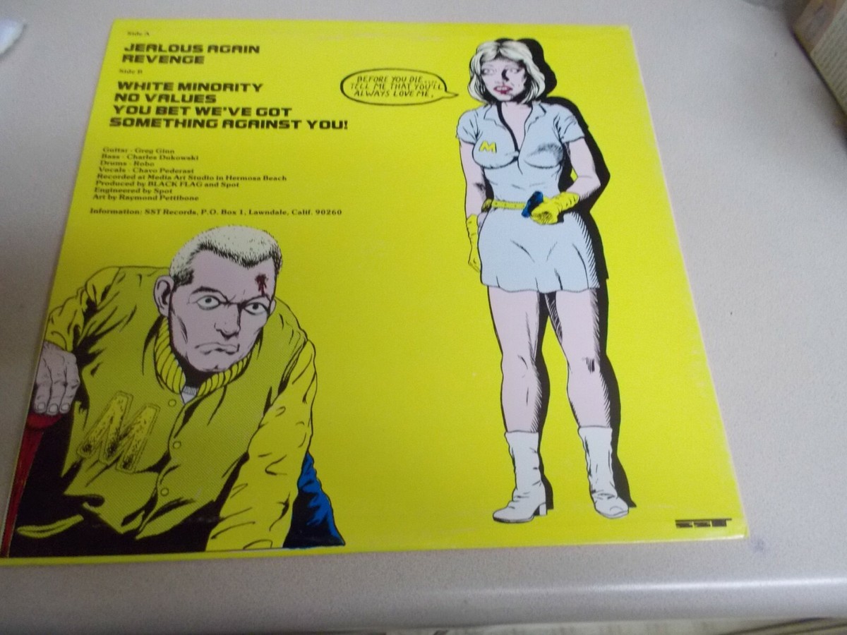 BLACK FLAG Jealous Again SST 003 1st Press 1980 Vinyl LP Record M