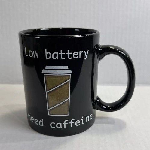 Low Battery Need Caffeine Ceramic Coffee Cup Mug