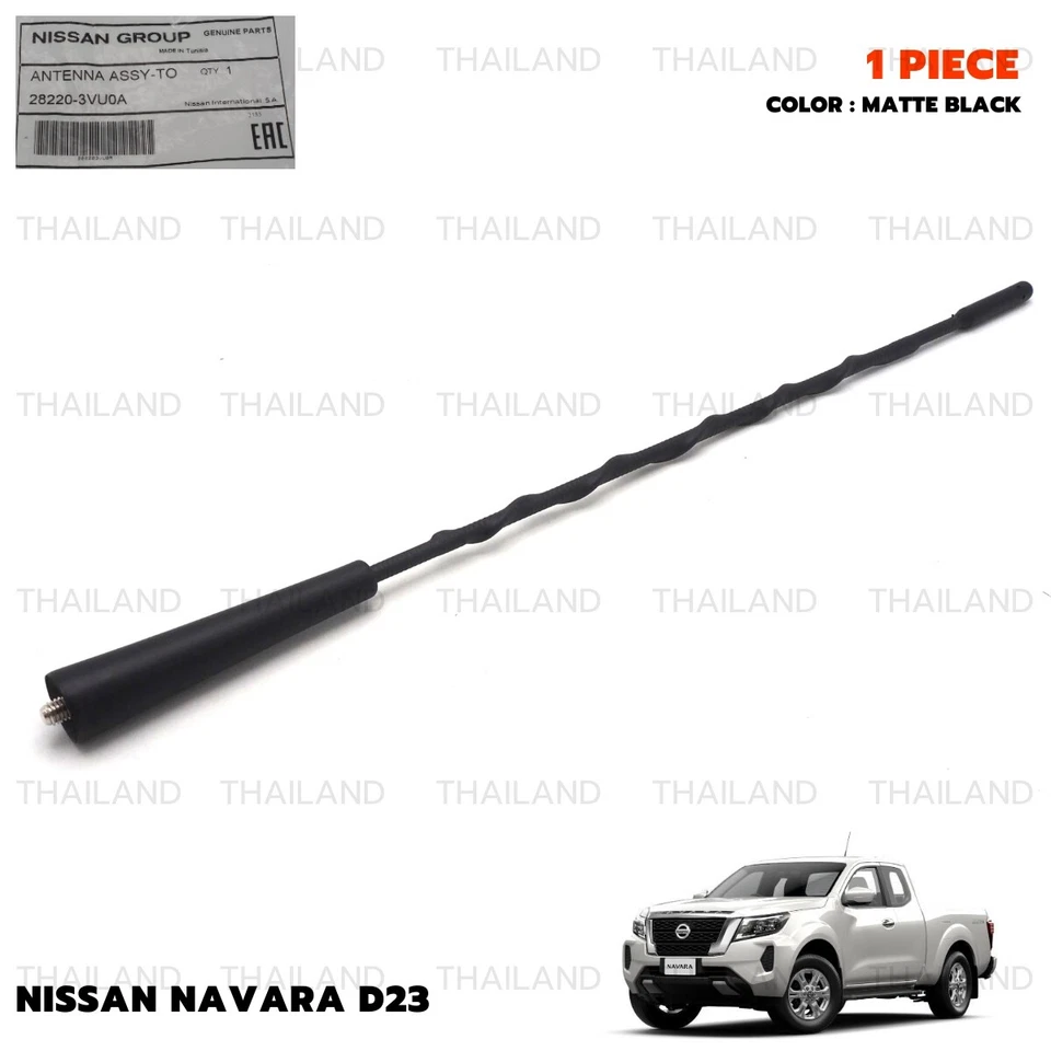 Antena techo negro 28220-3VU0A compatible con Nissan Frontier Navara X-TRAIL 2015-2023 Foto 4 de 4