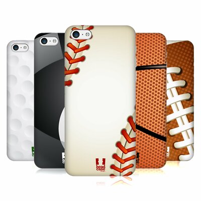 HEAD CASE DESIGNS BALL COLLECTION HARD BACK CASE & WALLPAPER FOR APPLE iPHONE 5C