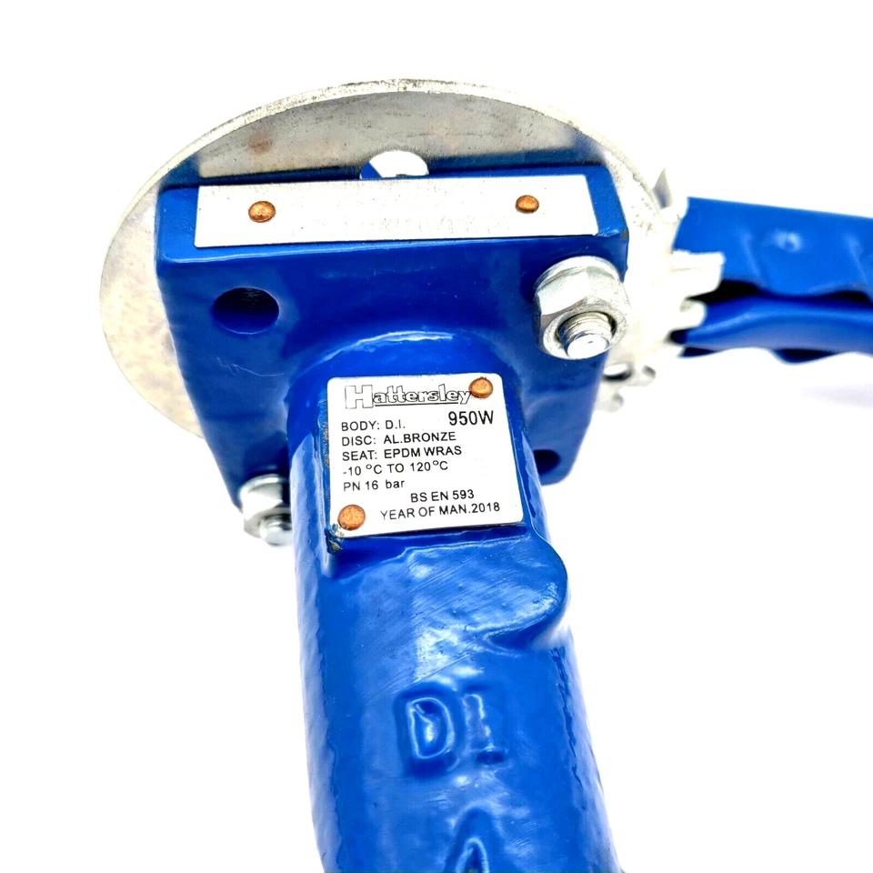 4" Ductile Iron 4 Butterfly Wafer Valve with Lever WRAS PN10 PN16 DN100 EPDM - Image 4 of 4