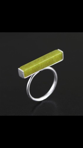 Anello fatto a mano in argento sterling 925 con fiore: fascia importante - Italia