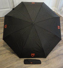 New Promotional TUDOR Watch Co. Logo Personal Umbrella With Carry Case Black
