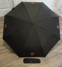 New Promotional TUDOR Watch Co. Logo Personal Umbrella With Carry Case Black