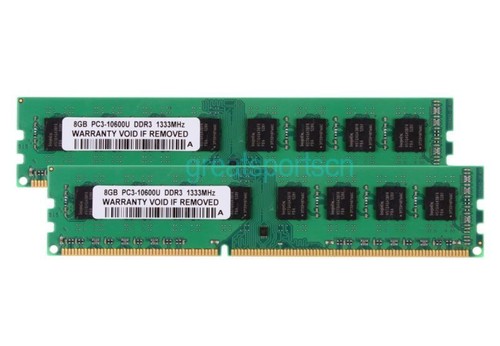 16GB 2X 8GB 8 GB DDR3 1333MHz PC3-10600U Desktop DIMM Memory AMD Motherboard RAM - Picture 2 of 8