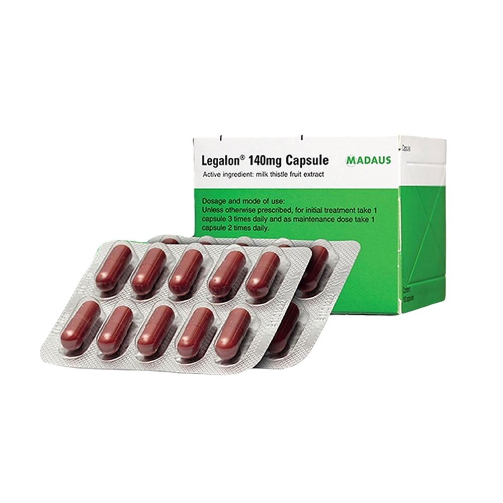100's 140mg LEGALON Detox Liver Milk Thistle Madaus Germany Free Shipping